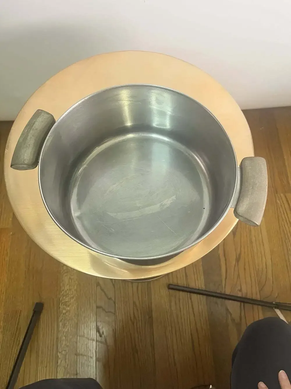 Vtg Revere Ware Riverside CA 1801 Copper Stock Pot Pre 1962 Process Patent